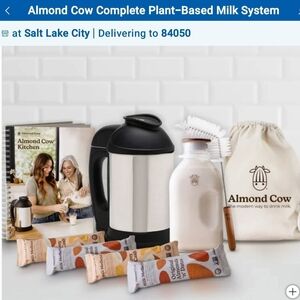 Plant-Based Milk Maker - Black and White